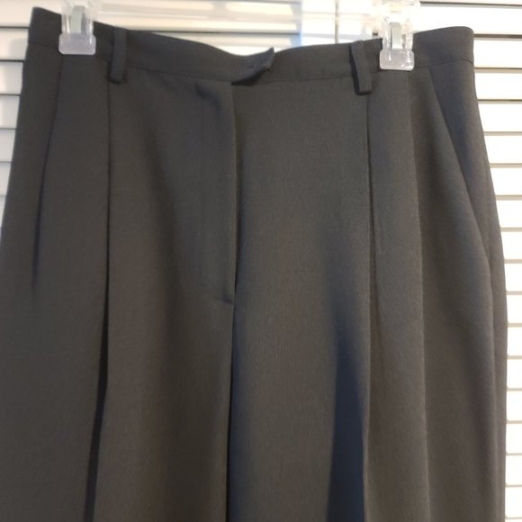 Evan-Picone 3 Pc Suit. Black Blazer Duster Jacket, pencil skirt & pants size 10. - Picture 2 of 14